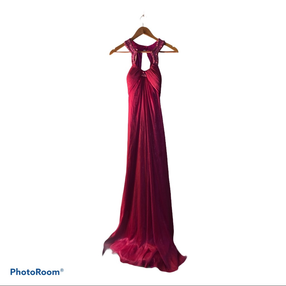 Long pink Aqua dress